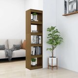 vidaXL knjižna omara za razdelitev prostora medeno rjava 40x30x167,5cm | Shoptok.si