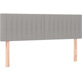  Krevet s oprugama i madracem svjetlosivi 140x190 cm od tkanine | shoptok.hr