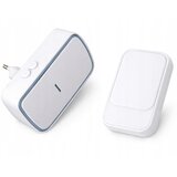 Bežično 230v led elektroničko zvono 38 melodija do 130m ip68 bijelo 2 | shoptok.hr