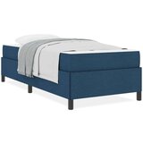 Box Postelja z vzmetnico Modra in črna 90 x 190 cm | Shoptok.si