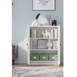 Hanah home Polica za knjige Bili 3 Shelf 2 Lid Cene