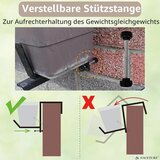 NACETURE 2x nastavljiv nosilec za balkonsko korito | Shoptok.si