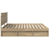  Krevetna konstrukcija Sonoma 180 x 200 cm Čvrsto borovo drvo | shoptok.hr