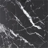 ploča crna 30 x 30 cm 6 mm staklena s mramornim uzorkom