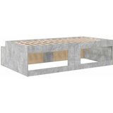  Krevetna konstrukcija s ladicama Betonski sivi 100 x 200 cm | shoptok.hr