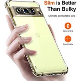 Techsuit Shockproof Clear Silicone prozirna maskica otporna na udarce za Google Pixel 9 Pro XL | shoptok.hr