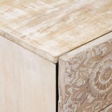  Ormar za krevet Bijelo 50 x 33 x 60 cm Čvrsto drvo manga - Bijelo | shoptok.hr