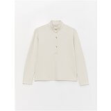 LC Waikiki Women's Standing Collar Straight Long Sleeve Sweatshirt | shoptok.hr