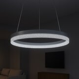  LED luster na sajli GALA LED/25W/230V, prečnik 50 cm, srebrne boje | Eponuda.com