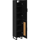  Highboard Crni hrast 34,5 x 34 x 180 cm Konstruirano drvo | Eponuda.ba
