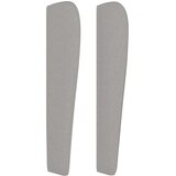  Uzglavlje s ušima svjetlosivo 203x23x118/128 cm od tkanine | shoptok.hr