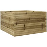 vidaXL Vrtno cvetlično korito 80x80x46 cm impregnirana borovina, (21266394) Cene