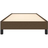  Okvir za krevet bez madraca tamnosmeđi 80x200 cm od tkanine | shoptok.hr