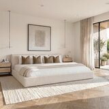 Bessagi Home Oblazinjena Družinska Postelja Serena, Slonokoščena. 270x200 Cene