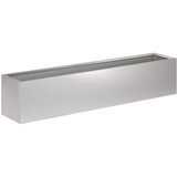  Vrtna saksija 2 kom. Srebrna 100 x 20 x 20 cm Pocinčani čelik | shoptok.hr