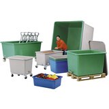 Cemo Velika posoda iz GFK, prostornina 400 l, DxŠxV 1190 x 790 x 585 mm, zelena | Shoptok.si
