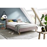 Meise Möbel svijetlorozi bračni krevet Lena, 120 x 200 cm | shoptok.hr
