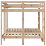  Trostruki okvir kreveta na kat 140x200 / 70x140 cm od borovine | shoptok.hr