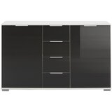 CARRYHOME komoda, črna | Shoptok.si