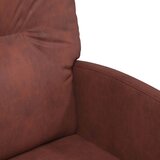  Blagovačke stolice s kotačima 2 pcs Sjajna smeđa Umjetna koža | shoptok.hr