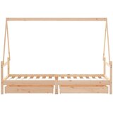  Okvir za dječji krevet s ladicama 80 x 200 cm masivna borovina | Eponuda.com