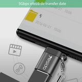 Yesido OTG adapter (GS06) - Type-C na USB 3.0 Plug & Play 5Gbps - crni | shoptok.hr