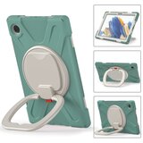NIKCORP Ovitek za iPad 9 / 8 / 7 10.2 Robusten s 360° vrtljivim stojalom in ročajem, trislojna zaščita pred udarci, zelene barve, (5000138873) | Shoptok.si