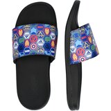 Adidas Čevelj za na plažo/kopanje 'ADILETTE COMFORT AVENGERS' modra / rumena / oranžna / bela | Shoptok.si
