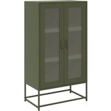 Maison Chic Komoda - Predalnik Olive Green 68x39x123 cm Jeklo, (21717017) Cene