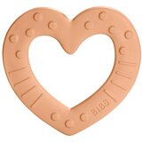 Bibs Baby Bitie Heart grickalica za bebe Peach 1 kom | shoptok.hr