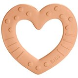 Bibs Baby Bitie Heart grizalo Peach 1 kos | Shoptok.si