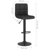  Barski stolčki 2 kosa črno blago, (20817397) | Shoptok.si