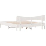 vidaXL okvir kreveta bez madraca bijeli 180x200 cm od masivne borovine | shoptok.hr