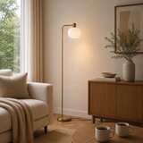 Brilliant Podna lampa FANNY 1xE27/20W/230V mesing | Eponuda.com