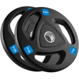 Rebel Active olimpijski utezi od lijevanog željeza, obloženi gumom, set od 2 x 15 kg, rupa 51 mm Cijene