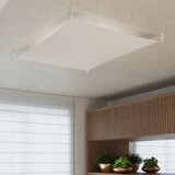Nice Lamps bela stropna svetilka s tekstilnim senčnikom 80x105 cm viva – | Shoptok.si