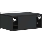  Stenski nočni omarici Črna 49 x 34,5 x 24 cm Inženirski les, (5000209586) | Shoptok.si