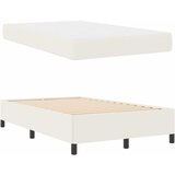  Krevetna konstrukcija s madracem Krema 120 x 190 cm tkanina | shoptok.hr