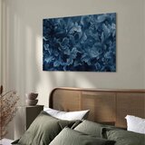  Slika - Abstract Ornaments Dark Blue Victorian Leaves 90x60 Standard | shoptok.hr