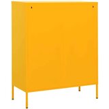 Ormarić Omara za shranjevanje gorčično rumena 80x35x101,5 cm jeklo, (20620950) | Shoptok.si
