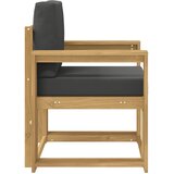  2 Komad Set vanjskih sofa Poliester Bijela i Antracit | shoptok.hr