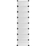  Za cipele prozirni 93 x 36 5 x 140 cm PP | shoptok.hr
