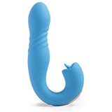 HoneyPlayBox - JOI Thrust 2 Pressure Sensing App Controlled Thrusting G-spot Vibrator & Tongue Clit Licker Blue | shoptok.hr