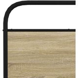 Metalni Kovinski posteljni okvir brez vzmetnice sonoma hrast 183x213 cm, (21607817) | Shoptok.si