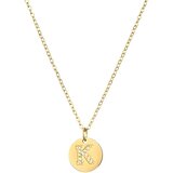 Ogrlica Abeceda - K / Zlatna KP21217 | shoptok.hr
