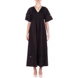 Max Mara Dolge obleke 2615621092600 Črna Cene