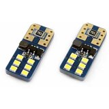Amio Avto LED sijalka T10 W5W 12 LED 2016 UltraBright 2W 5600K 2 kosa Cene