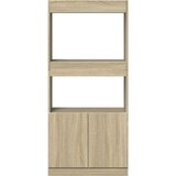 vidaXL Visoka komoda boja hrasta 63x33x140 cm od konstruiranog drva | shoptok.hr