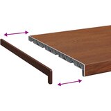  Prozorska klupčica Smeđe drvo 120 x 45 x 4,5 cm PVC | shoptok.hr