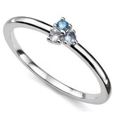  Ženski oliver weber wispy blue zircon prsten sa swarovski plavim cirkonima m ( 41158m ) Cene